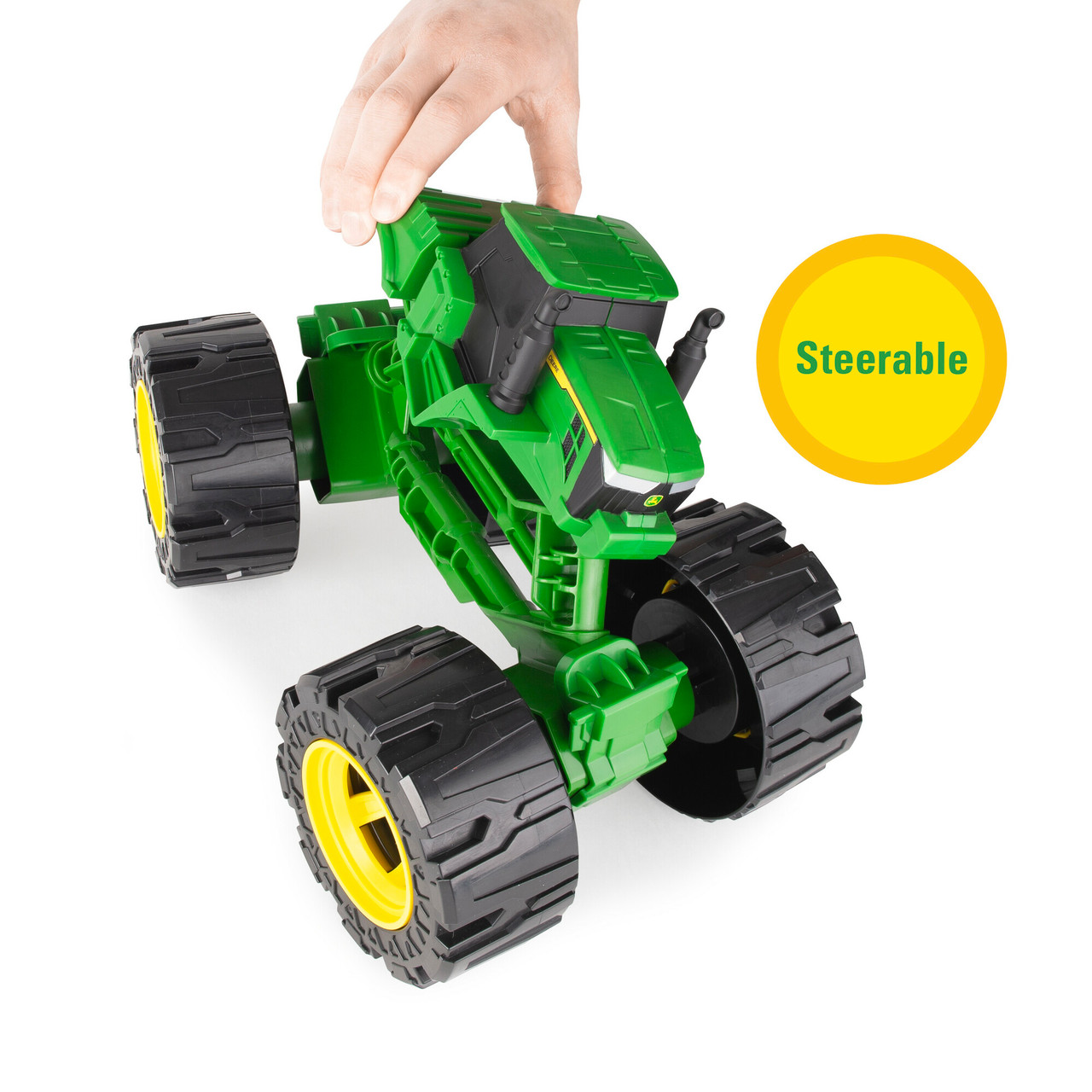 John Deere Monster Treads 12 Inch All Terrain Tractor Toy