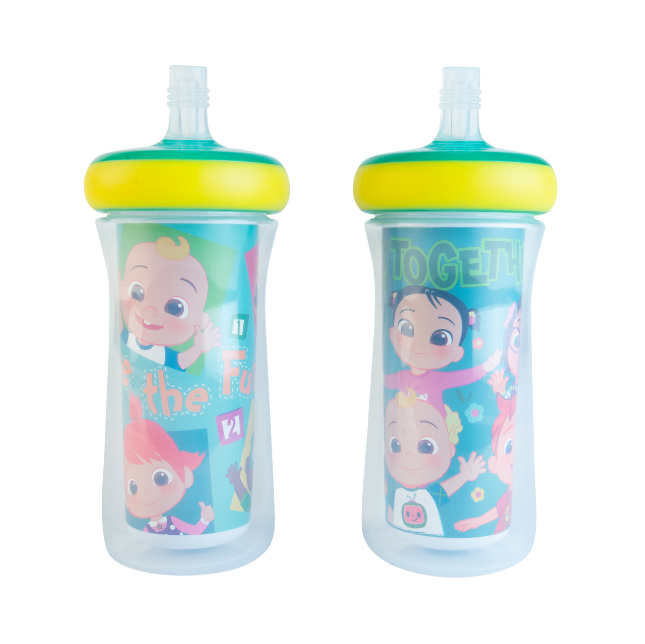 The First Years Greengrown Reusable Spill-proof Straw Toddler Cups