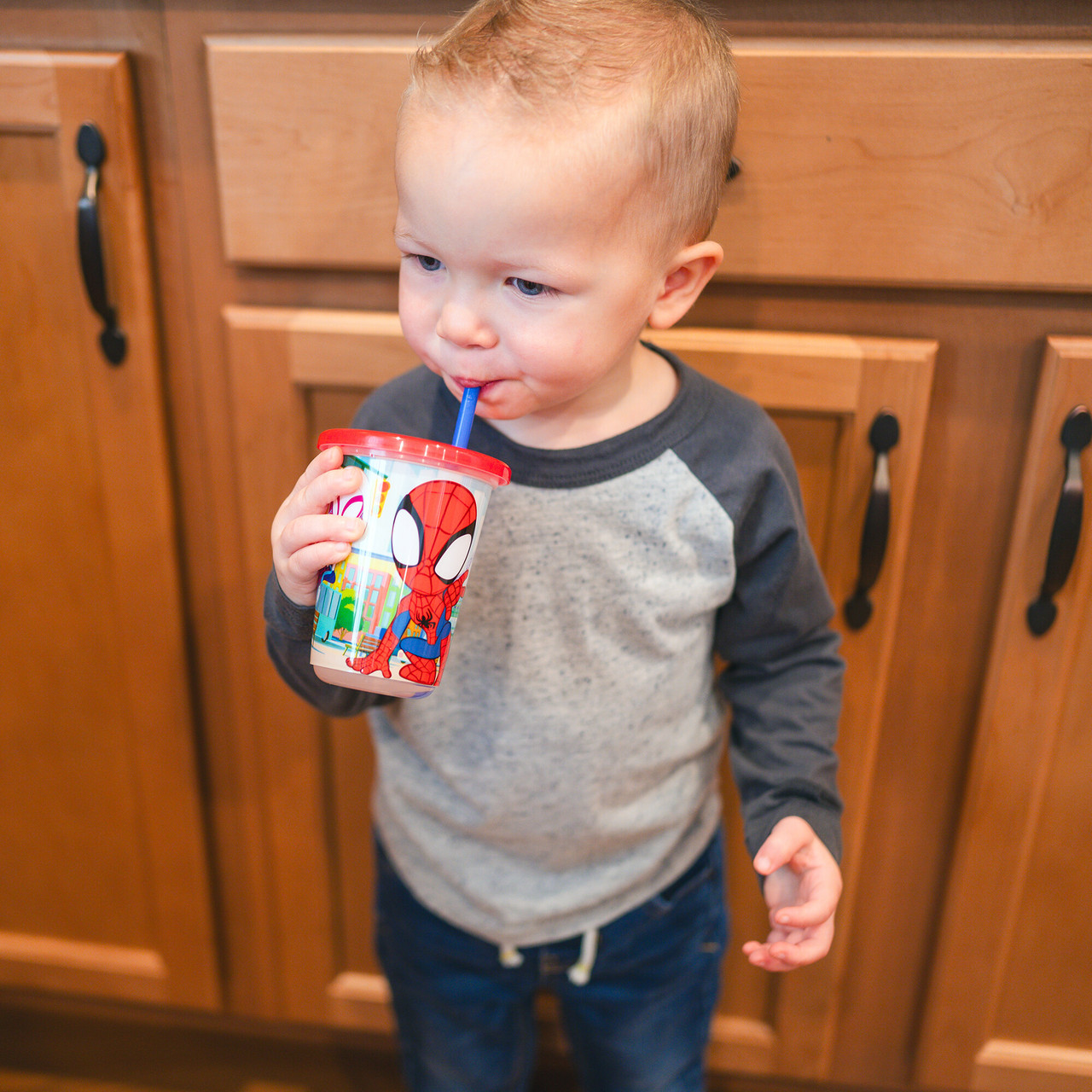 Take & Toss Spidey Straw Cups, 10 Oz – 10 Pack [Y11898AZ1] - The
