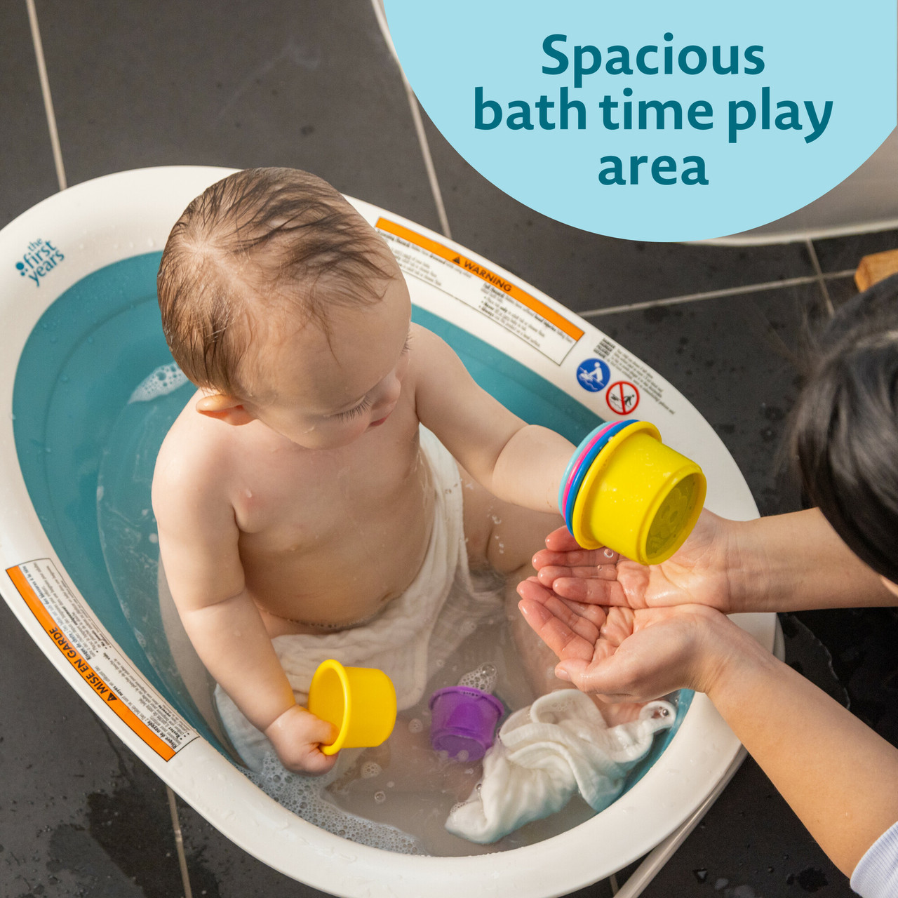 Sure Comfort® Collapsible Baby Bathtub [Y7939CA3] - The First Years