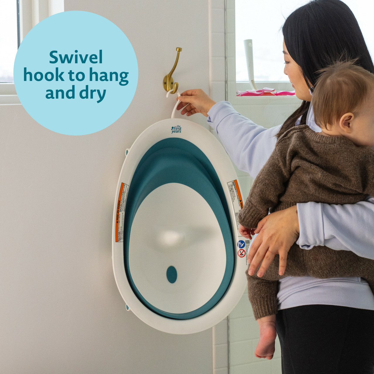 Sure Comfort® Collapsible Baby Bathtub [Y7939CA3] - The First Years
