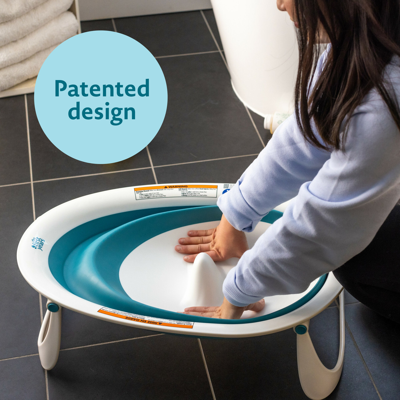 Sure Comfort® Collapsible Baby Bathtub [Y7939CA3] - The First Years