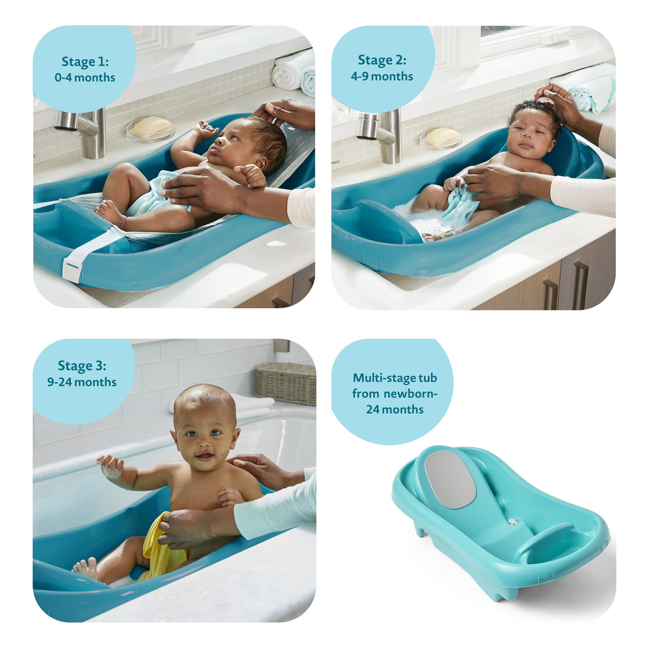 Sure Comfort® Newborn to Toddler - 3-in-1 Baby Bathtub [Y3155CA13
