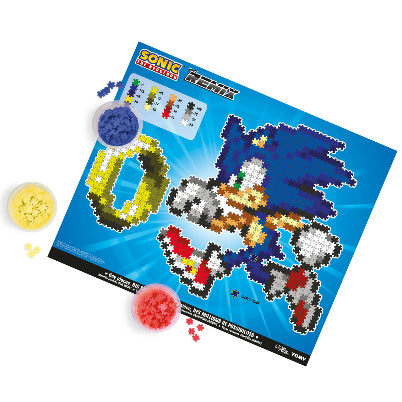 Jixelz® Remix – DIY Sonic the Hedgehog Collectible – Sonic and