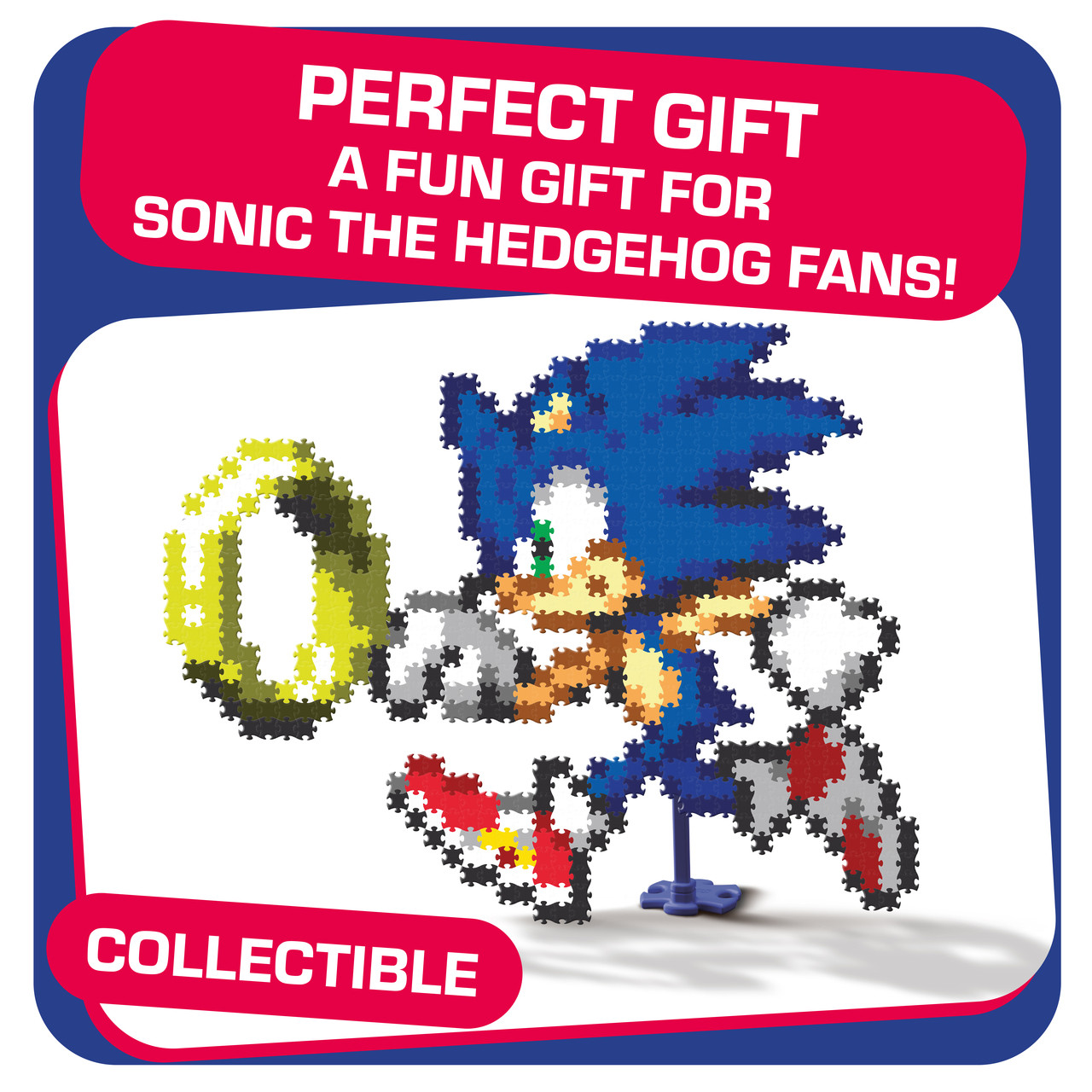 Jixelz® Remix – DIY Sonic the Hedgehog Collectible – Sonic and