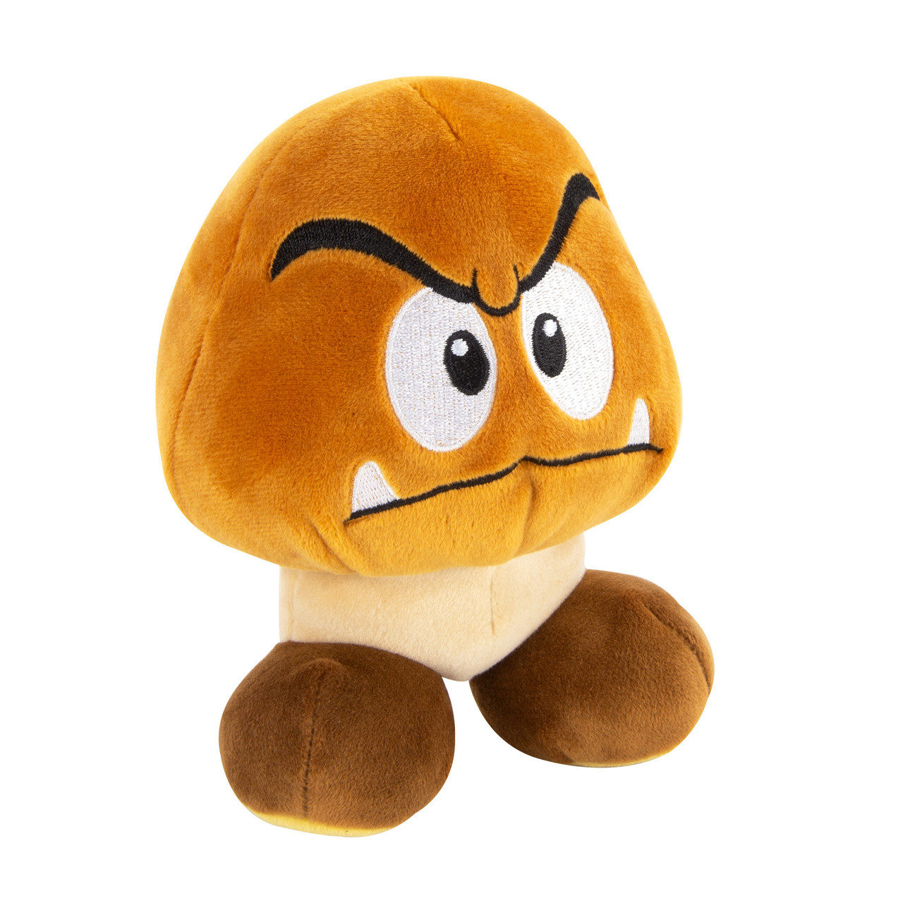 Club Mocchi- Mocchi- Super Mario™ Goomba Junior Plush Toy, 6 inch