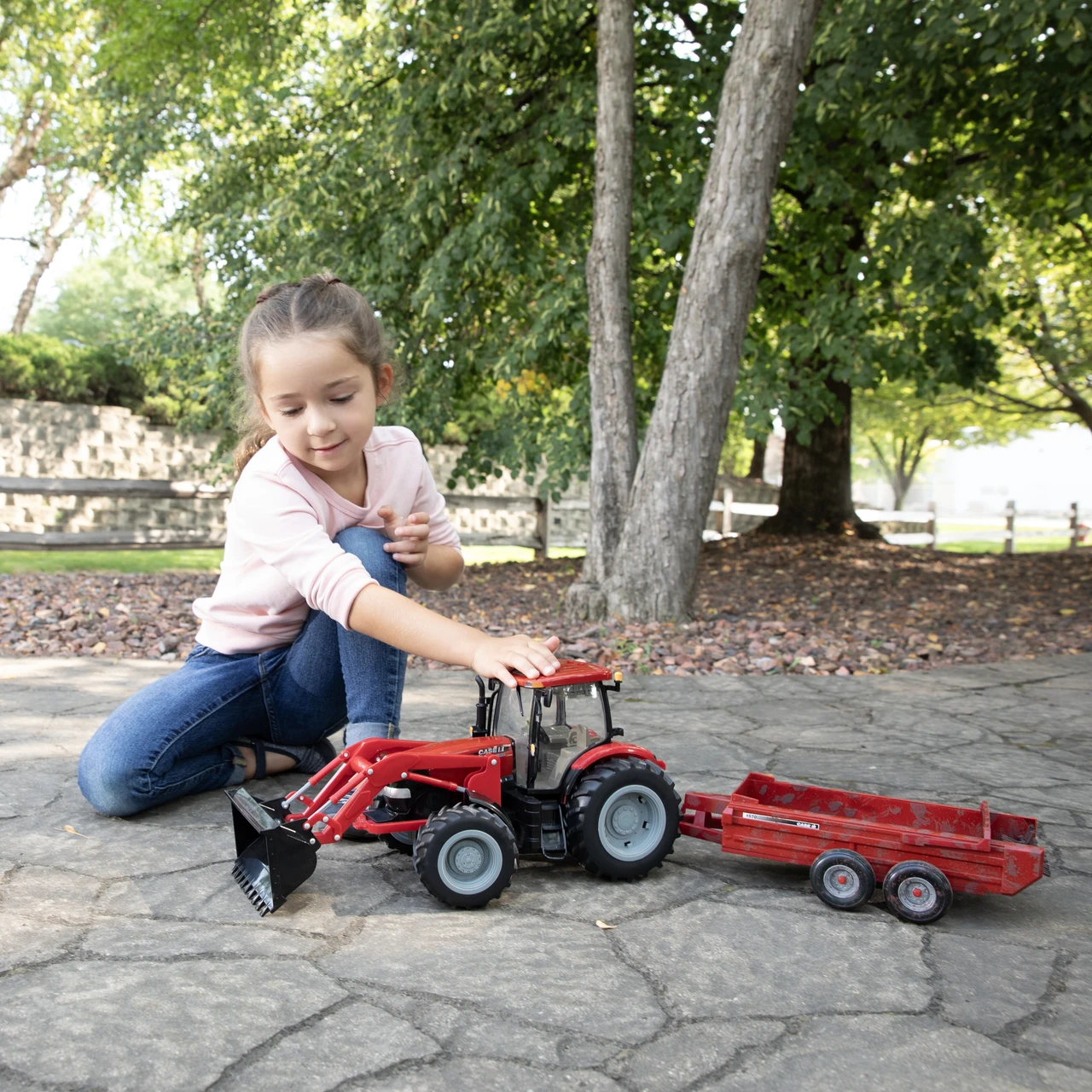 Trattore Caseih Puma 180 1:16 Con Custodia - ERTL Big Farm - Tomy - Foto 3
