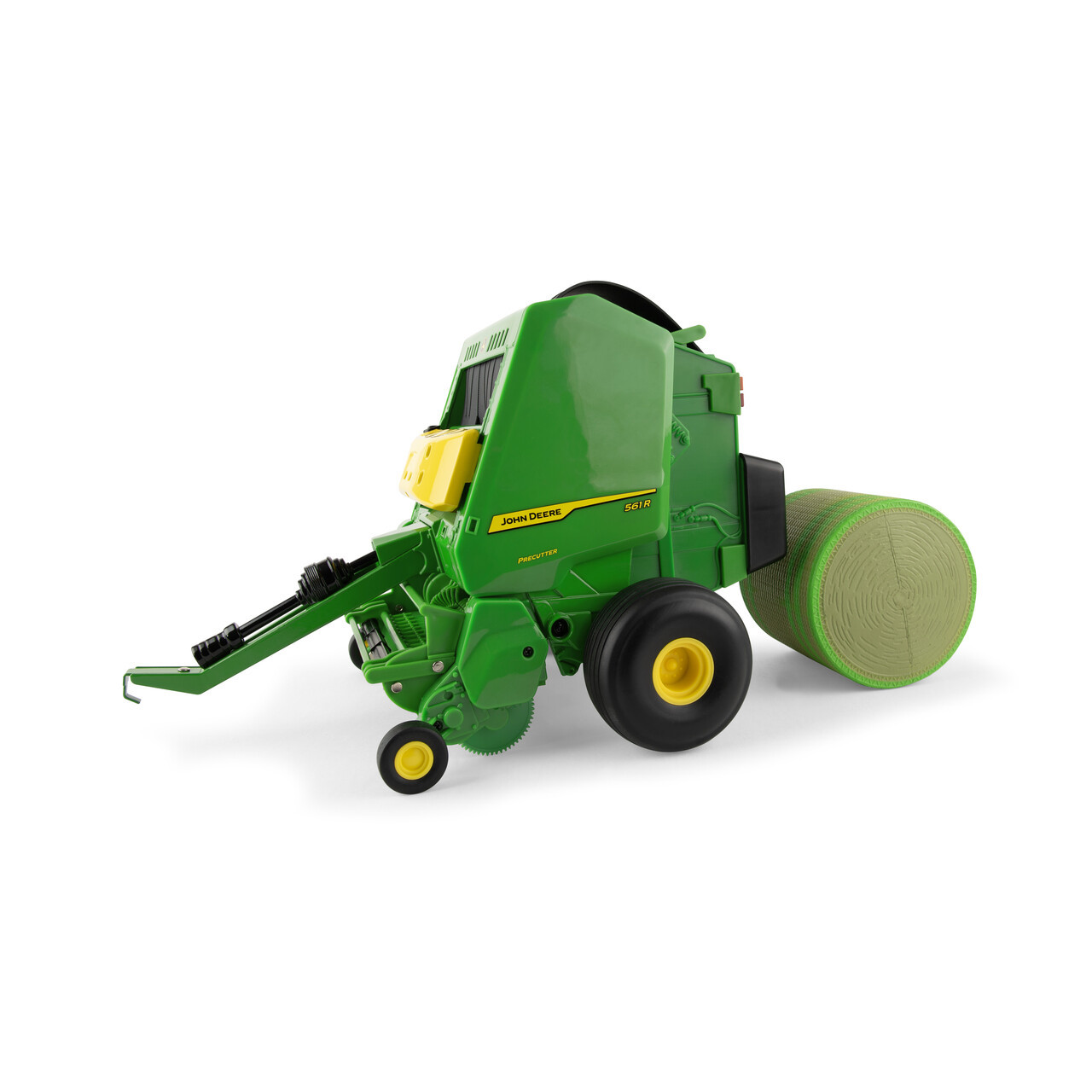 John Deere 1:16 Scale 561R Round Baler with Bale – Die-Cast Metal
