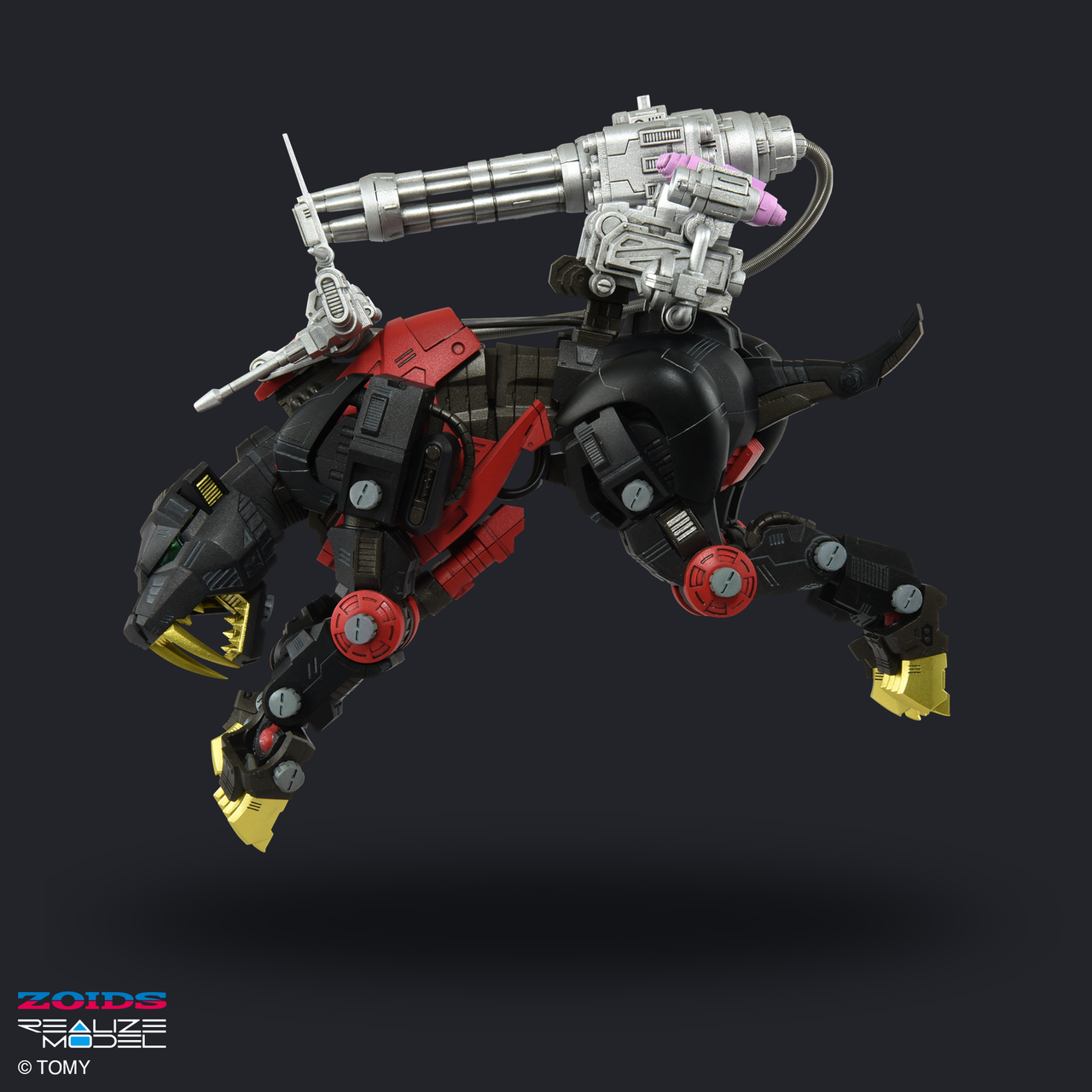 ZOIDS REALIZE MODEL RMZ-006 Saber Tiger Schwarz Special