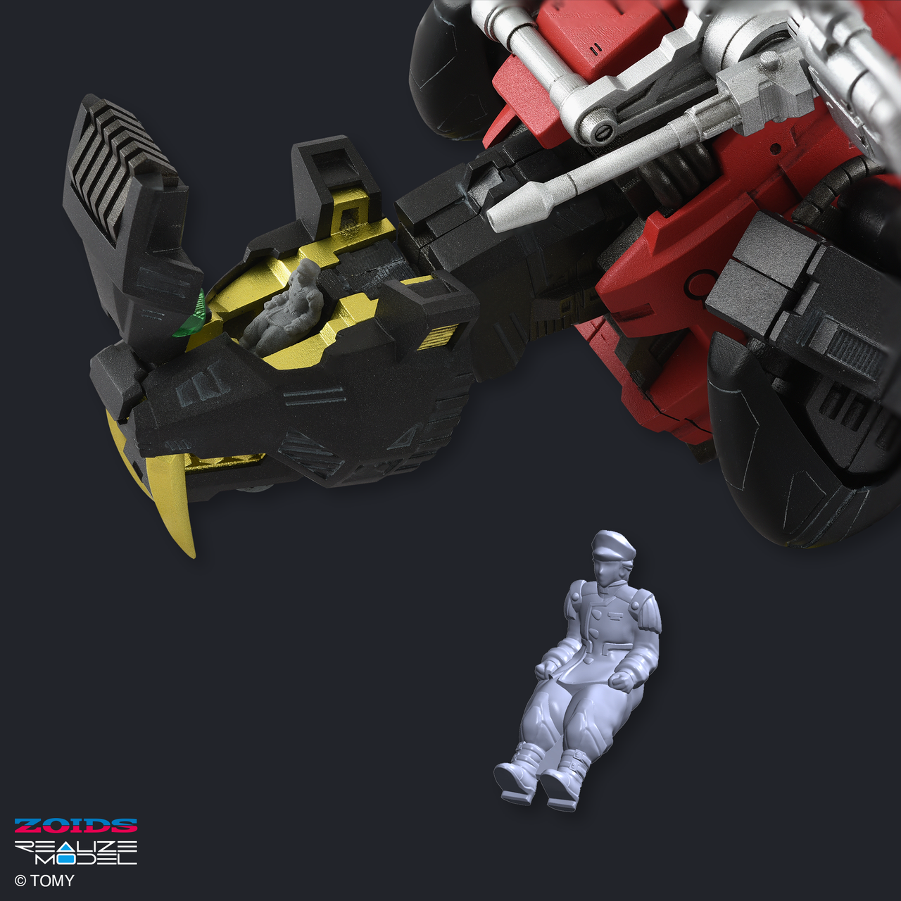 ZOIDS REALIZE MODEL RMZ-006 Saber Tiger Schwarz Special
