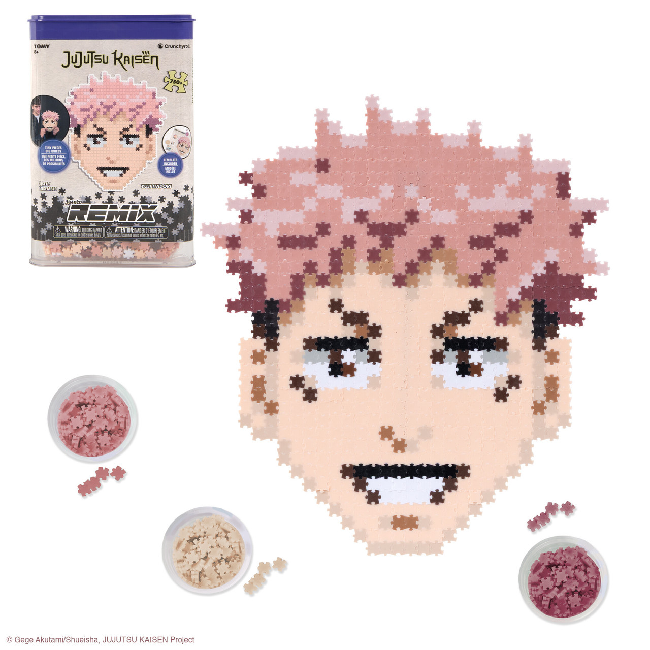Jixelz® Remix – DIY Jujutsu Kaisen Collectible – Yuji Itadori