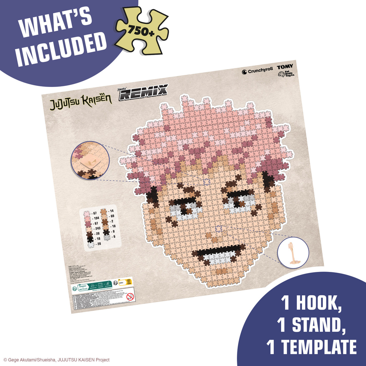 Jixelz® Remix – DIY Jujutsu Kaisen Collectible – Yuji Itadori