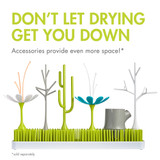 Boon LAWN® Countertop Drying Rack with Antimicrobial Tray - Spring Green -- Sku:B377A8, Color:Green