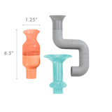 Boon TUBES Interactive Baby and Toddler Building Bath Toy Set (3 TUBES) -- Sku:B11380