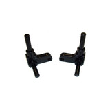 Right and Left Front Axle Spindle-Black, for Wide Front Pedal Tractors