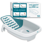 Sure Comfort® 4-in-1 Reclining Bathtub – All-in-1 Bathtub for Newborn to Toddler -- Sku:Y7958A2