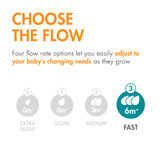 NURSH® CURVE™ NIPPLES -- Sku:B11627, Flow:Fast