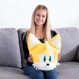 Club Mocchi- Mocchi- Sonic the Hedgehog Tails Mega Plush Toy, 15 inch T12803B