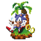 Jixelz® Remix Sonic the Hedgehog Craft Kit – Chillin’ Sonic – 1200+ Pieces T73687