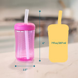 Squeeze & Sip Straw Trainer Cups, 7 Oz - 3 Pack -- Sku:Y12069AZ1