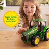 John Deere Lights & Sounds Tractor Toy - 12 Inches 47674