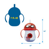 Marvel Spidey Weighted Straw Trainer Cup, 7 Oz -- Sku:Y11948CA1