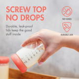 CACHE™ Glass Storage Bottles with Lids – 7 Oz – 3 Pack B112663