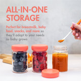 CACHE™ Glass Storage Bottles with Lids – 7 Oz – 3 Pack B112663