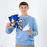 Jixelz® Remix – DIY Sonic the Hedgehog Collectible – Running Sonic – 700+ Pieces L20018