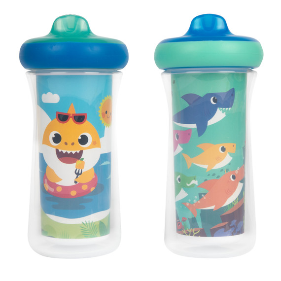 THE FIRST YEARS Stackable 9oz Soft Straw Cup - Hedgehog