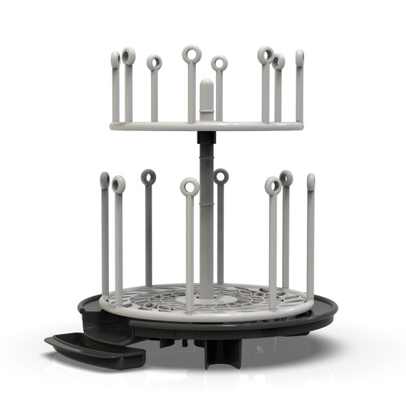 Spin Stack Dish Rack – Countertop Drying Rack -- Sku:Y7909CA3