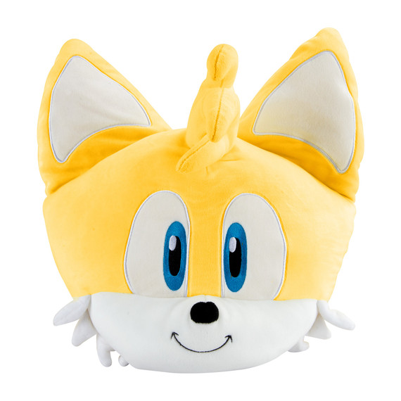 Club Mocchi- Mocchi- Sonic the Hedgehog Tails Mega Plush Toy, 15 inch T12803B