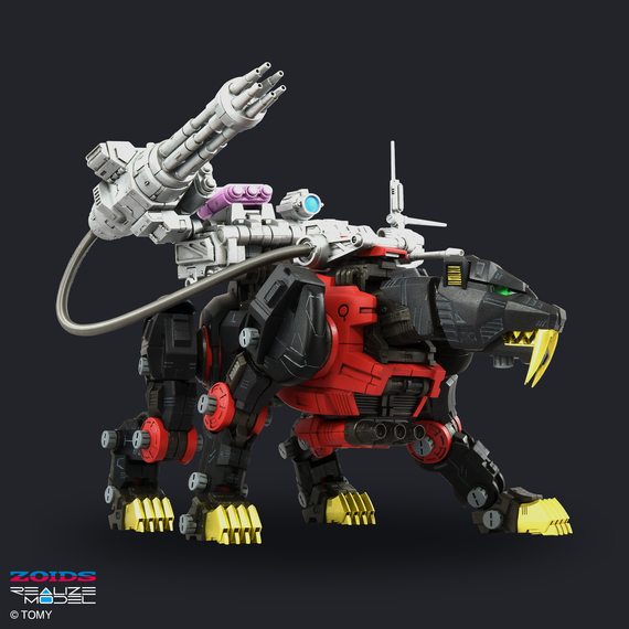ZOIDS REALIZE MODEL  RMZ-006 Saber Tiger Schwarz Special T62036