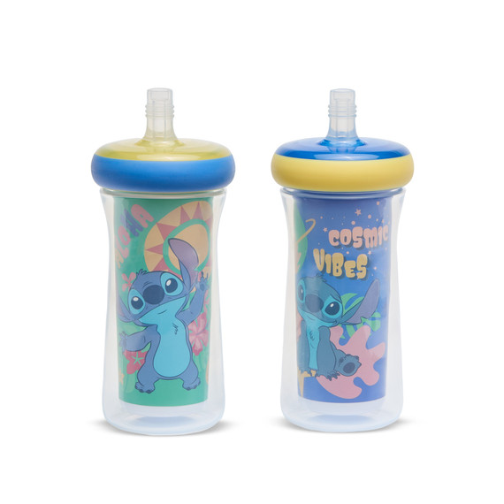 Disney Stitch Insulated Straw Cup, 9 Oz — 2 Pack -- Sku:Y12064CA1