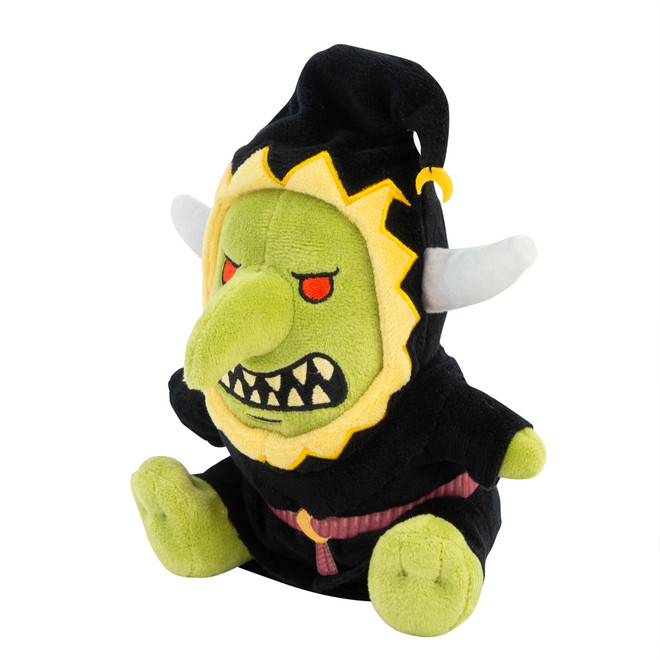 TOMY Warhammer Gloomspite Git – Peluche Oficial De Age Of Sigmar, Groto Con Ojos Rojos, Decoración Fantasía Para Estantería, Regalo Para Fans +12 Años, Suave Y Coleccionable