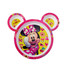 Disney Minnie Mouse 4-Piece Toddler Feeding Set with Bowl, Plate, Fork & Spoon -- Sku:Y9069CA3
