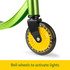 John Deere Kids’ Kick Scooter – Lightweight Aluminum Scooter with Lighted Wheels & Adjustable Height – Ages 5+ 46144