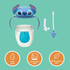 Disney Stitch Weighted Straw Trainer Cup, 7 Oz -- Sku:Y11977CA1