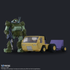 TOYRISE ARMORED TROOPER VOTOMS AT-10 AT Truck & Scope Dog T62067