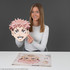 Jixelz® Remix – DIY Jujutsu Kaisen Collectible – Yuji Itadori – 750+ Pieces L20036