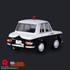 Q VILLAGE Lupin The Third Bluebird Patrol Car T62134A