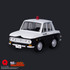 Q VILLAGE Lupin The Third Bluebird Patrol Car T62134A