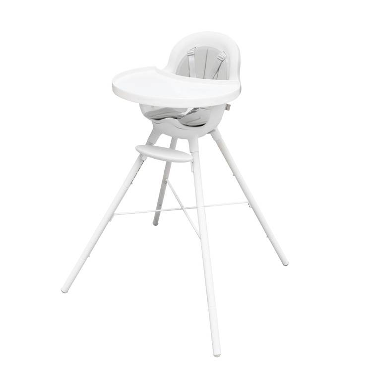 GRUB Dishwasher Safe Adjustable Baby High Chair - white  B11329