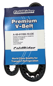 A-50-01180-10-OE Motor/Clutch Belt for Carrier Transicold (Replaces Carrier 50-01180-10, 50-60007-00, 50-00178-21, 50-00178-23, 7103584, 50-60289-61, Thermo King 78-447, Zanotti 3CGT063)