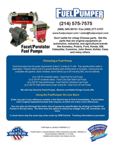 This is a downloadable PDF copy of the entire FuelPumper product line.  

It only lists the products available.  You will need to visit fuelpumper.com to see pricing.  If you are eligible for discounts, you must log in to activate them.

Let us know how else we can help.