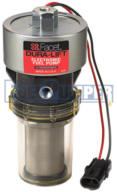40290N Facet Dura-Lift Fuel Pump, 12 Volt, 9.0-11.5 PSI, 50 GPH