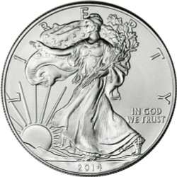 2014 1 Oz Silver $1 AMERICAN EAGLE Coin.