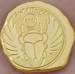 2021 1/4 Oz GOLD GOLDBUGS Round.