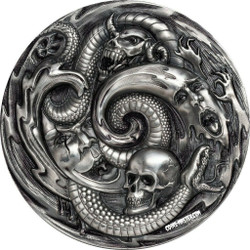 2019 3 Oz Silver $20 Palau PANDORA BOX Evil Within EHR Epic High Relief Coin.