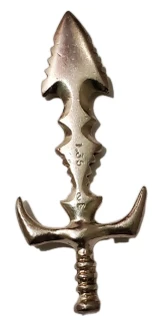 VERY RARE 1.35 Oz Silver SWORD Hand Poured Bar Number 2 Of 2.
